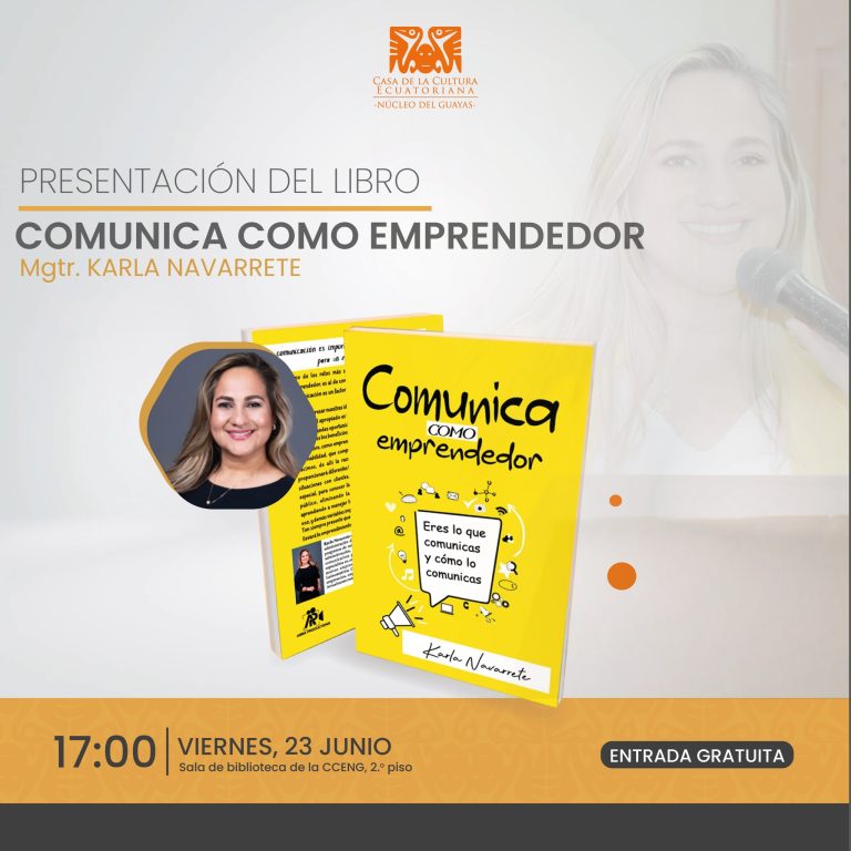 KARLA NAVARRETE presenta libro «comunica como emprendedor»